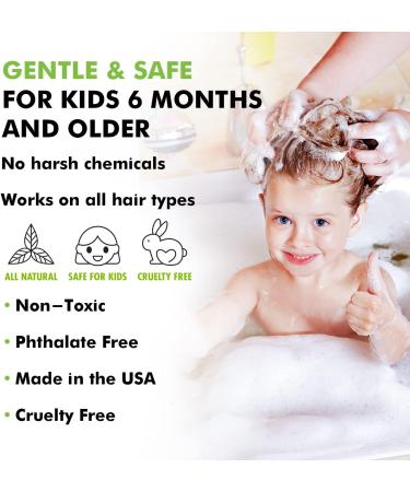Head Hunters Lemon Lice Repellent Shampoo - 12oz Natural Daily Prevention for Kids & Adults - Non-Toxic & Chemical-Free - Buy Online on GoSupps.com