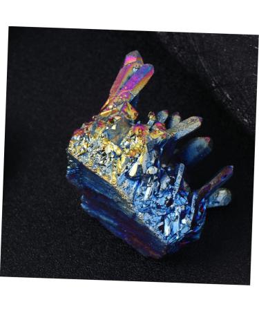 MAGICLULU 1pc Crystal Cluster Rocks Aragonite Cluster Titanium Crystal Desktop Adornment Gem East China Sea Colorful 6X4.2CM - Buy Online on GoSupps.com