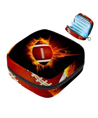 1 piece of women's bandages storage bag large women's bandages Organizer Reusable first period bag for girls women women - 17 x 17 x 12 cm / funny elephant beach travel coconut tree multi -colored 03