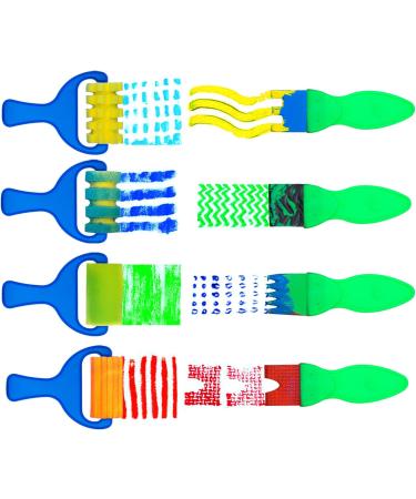 Kids Paint Sponge Set - 21 Piece Sponge Painting Kit for Early Learning and Art Crafts - Buy Online on GoSupps.com