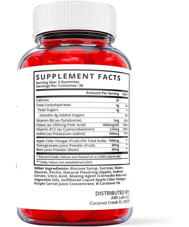 Slim DNA Keto ACV Gummies - Vegan Formula with Apple Cider Vinegar and Vitamin B12 - 60 Count - Buy Online on GoSupps.com