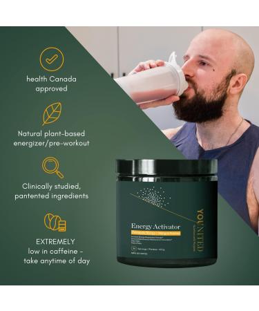 Pre Workout Powder - Younited Energy Activator | Enhance Strength & Endurance Boosts Mitochondrial Energy Production | Stim Free Pre Workout | Clinically Tested Ingredients | Pineapple Mango (30 Servings) - Buy Online on GoSupps.com