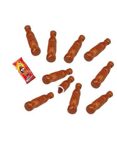 Buy 10-Pack Cola Bottle Chewing Gum - 119.80/KG | Liquid Filled Cola Flavor - Buy Online on GoSupps.com
