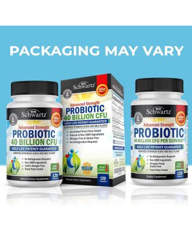 Advanced Prebiotic Gut Health Supplement (2 Month Supply) Plus 40 Billion CFU Daily Probiotic Supplement (2 Month Supply) - Buy Online on GoSupps.com