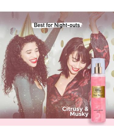 P../ureSense Diva Dazzle Pink Shimmer Body Mist Spray for Women | Long Lasting Luxury Refreshing Fragrance | Travel Friendly | 150ml - Buy Online on GoSupps.com
