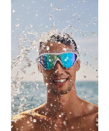 Buy Arena The One Anti-Fog Swimming Mask for Adults | UV Protection Large Lenses & Self-Adjusting Fit | Orbit Proof Seals - Smoke Black - Buy Online on GoSupps.com