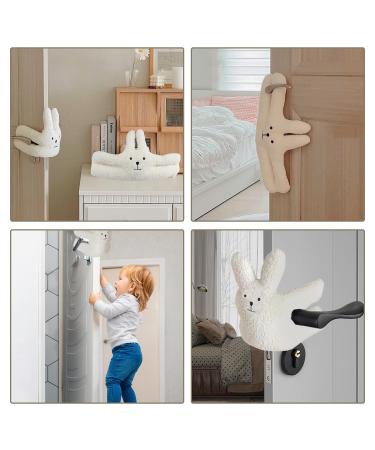 Buy Cute Rabbit Door Stopper | Child Locking Door Clamp Protection for Kids | Safe & Decorative Door Handle Protection - Buy Online on GoSupps.com