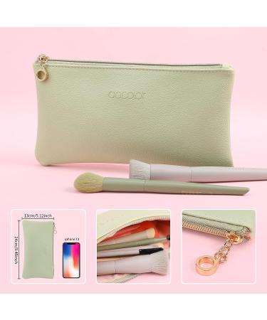 Docolor 17Pcs Morandi Makeup Brushes Set with Bag, Sponge & Protector - Professional Face Powder Blush Eye Shadow Kit - Premium Gift Box - Buy Online on GoSupps.com