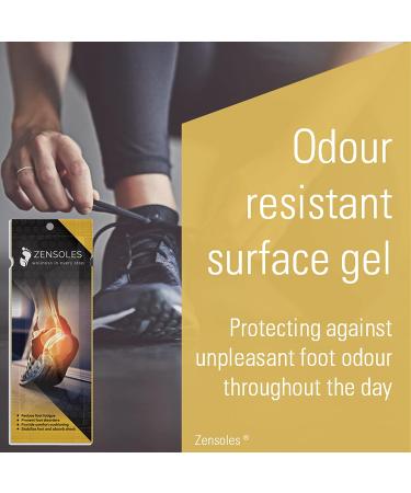 Orthotic Arch Support Gel Insoles for Women and Men - Small (UK 3-7) - Shock Absorbing & Comfortable - Buy Online on GoSupps.com