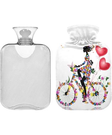 Flower Valentine's Day 1L Heat Bottle - Pain Relief & Sports Injury Water Bag - Buy Online on GoSupps.com