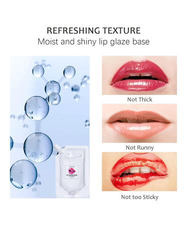Lip Gloss Base Oil 2 Pack - Moisturizing Lipstick Primer for DIY Handmade Lip Balms - Buy Online on GoSupps.com
