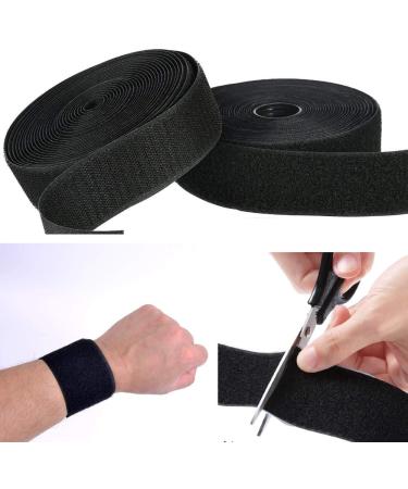 1.5'' Wide 20ft Sew On Hook Loop Tape - Water-Resistant Nylon Fabric for Curtains, Bags, & More - Buy Online on GoSupps.com