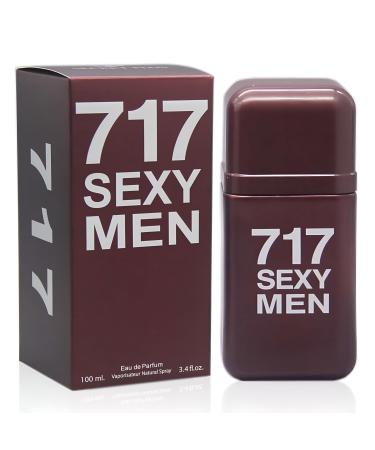 717 Sexy Men's Cologne Bold Scent Eau de Toilette 3.4 Fl Oz Perfume for Men Every Day Used 717 Sexy Men 3.4 Fl Oz (Pack of 2)