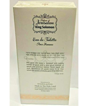 King Solomon Eau De Toilette Mens Jerusalem Cologne - Buy Online on GoSupps.com