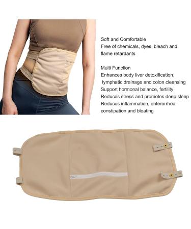 Compression Castor Oil Pack | Reusable Soft Elastic Straps for Liver Health | Improve Sleep & Wellness - Buy Online on GoSupps.com