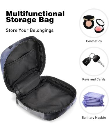 GIAPB Period Bag - Sanitary Napkin & Makeup Storage Pouch for Travel - City Tornado Storm Weather Color2677 - Buy Online on GoSupps.com