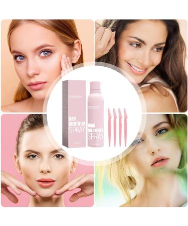 Hair Identifier Spray for Face Shaving Face Hair Identifier Spray for Dermaplaning Effective Foam Hair Removal Spray - Skin Dermaplaning Spray for Face for Women Gifts Y mark + bla-de - Buy Online on GoSupps.com