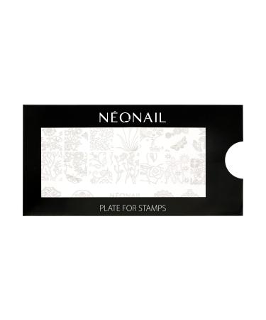 Neonail Stamping Plate 09 - Stamping Platte - Stencil Plate - Nail Art - Nail Design - Nail Stamp Schablone - French Nails Schablon - Nail Art Stamp