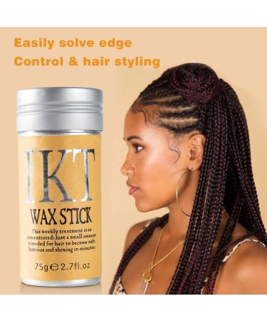 Hair Wax Stick for Edge Control & Styling - Long Lasting Strong Hold Pomade Stick for Neat & Tidy Hair - 2.70 Ounce Pack - Buy Online on GoSupps.com