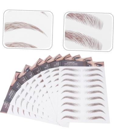 Didiseaon 27 Sheets Imitation Eco Eyebrow Sticker Eyebrow Stickers Imitation Eyebrow 6d Hair-like Eyebrows Stickers Eyebrow Transfer Stickers Eyebrow Tool Makeup Brow Sticker 21.5X14.5cmx3pcs Brownx3pcs - Buy Online on GoSupps.com
