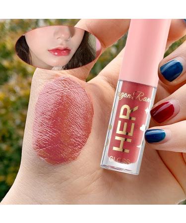 Hydrating Lip Clumsy Lip Gloss - Long-Lasting Non-Sticky Mirror Finish Liquid Lipstick | Jelly Glass Effect | 1 Piece for Women & Girls - Buy Online on GoSupps.com