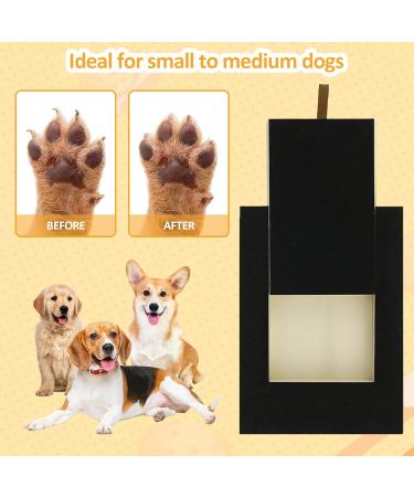 Shudyear Dog Nail Scratch Board File Wooden Dog Nail File Board with Built-in Snack Box Sandpaper Puppy Nail Grinding Pad Sturdy Dog Paws Scratchboard for Pets Nail Care - Buy Online on GoSupps.com