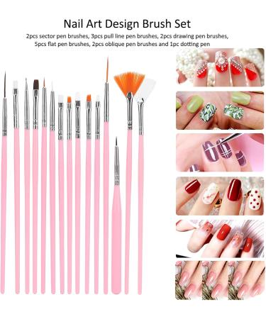 Nail Art Tool Set Nail Art Kit Nail Decoration Nail Art Brush Nail Rhinestones Nail Art Decoration Supplies for Nail Art Salon for Household - Buy Online on GoSupps.com
