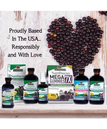 Nature Answer Sambucus Elderberry Syrup for Kids 120 ml Kid Friendly Immune Booster Daily Immune Support 4000 mg - Buy Online on GoSupps.com