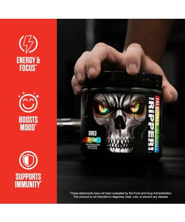 JNX SPORTS The Ripper! Shredding Thermogenic Fat Burner - Sour Candy 30 Servings | Advanced Fast Acting Stim Thermogenesis Appetite Suppressant for Men & Women - Buy Online on GoSupps.com