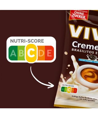 Vivil Creme Life Brasilitos Espresso - 15 Sugar-Free Coffee Cream Bonbons (110g) | Strong Flavor & International Shipping - Buy Online on GoSupps.com