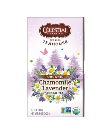 Celestial Seasonings Tea herbal Organic Chamomile Lavender Bag, 20 ct