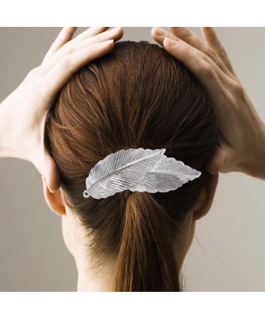 FRCOLOR Hair Jewelry Large Clips Hair Clips for Thin Hair Women Leaf Clip Leaves Hair Clips Clip for Hair Leaf Shape Hair Clip Women Hair Clips Decor Hair Clips Miss Decorate Unique Metal - Buy Online on GoSupps.com