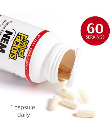 Natural Factors NEM 60 Capsules - Joint Comfort & Flexibility Support - Buy Online on GoSupps.com