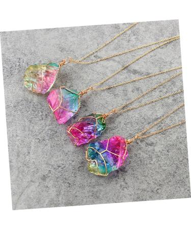 OFFSCH Womens Necklaces Chakra Healing Charm Necklace Women Stone Necklace Pendant Miss Natural Stone - Buy Online on GoSupps.com