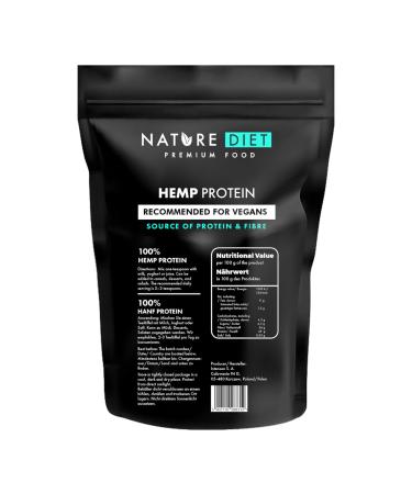 Nature Diet - Hemp Protein 1000g Vegan Protein Powder Plant-Based