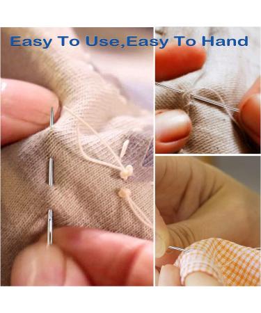25 PCS Large Eye Sewing Needles - Stainless Steel Embroidery Thread Needle Set - Buy Online on GoSupps.com