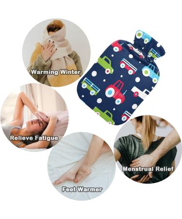 Naanle 1L Transparent Hot Water Bottle - Truck Design for Pain Relief & Warmth | Bed Hand & Foot Therapy - Buy Online on GoSupps.com
