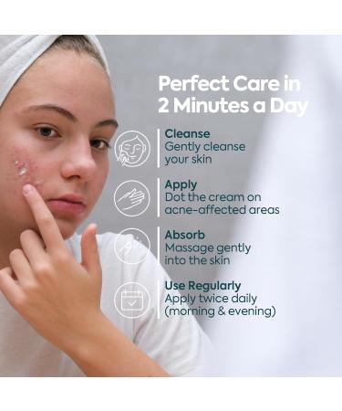 Clasy Care Acne Cream for Face Spot Treatment for Pimples & Acne Scars Salicylic Acid & Niacinamide for Scar Removal Teen & Adult Skincare with Zinc PCA - Buy Online on GoSupps.com