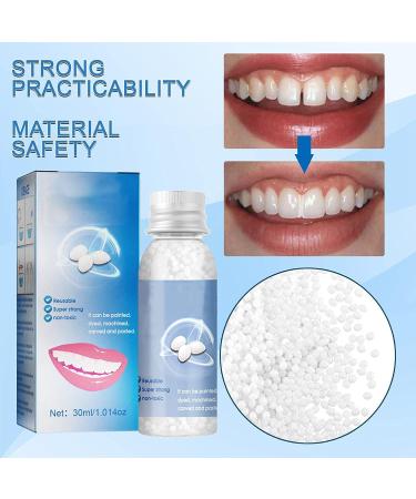 Tooth Repair Granules | Temporary Dental Repair Kit for Broken Teeth | Thermal Fitting Beads | 2PC Tooth Filling Repair Kit - Buy Online on GoSupps.com