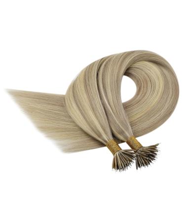 Youngsee Real Hair Nano Ring Extensions - Blonde to Medium Blonde 50cm 50g - 1g Hair Recovery #16/250 & #P16/22 - Buy Online on GoSupps.com