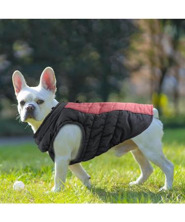 Dog Winter Coat Waterproof Dog Jacket Vest for Medium Large Dogs Warm Pet Coats with Harness Outdoor Puppy Coat Vest Reflective Winter Dog Clothes for Beagle Chenery Dachshund(L/43cm Pink) L/43cm Pink - Buy Online on GoSupps.com