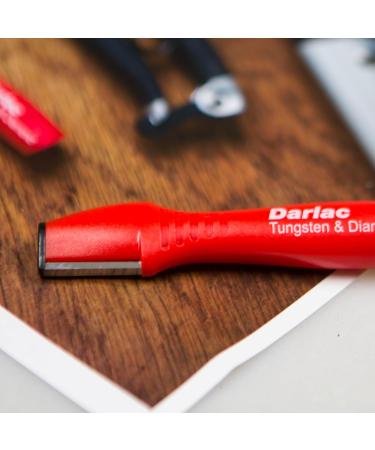 Darlac 2-in-1 Tungsten and Diamond Garden Tool Sharpener - Red | Ideal for Damaged Steel and Fine Blades - Buy Online on GoSupps.com