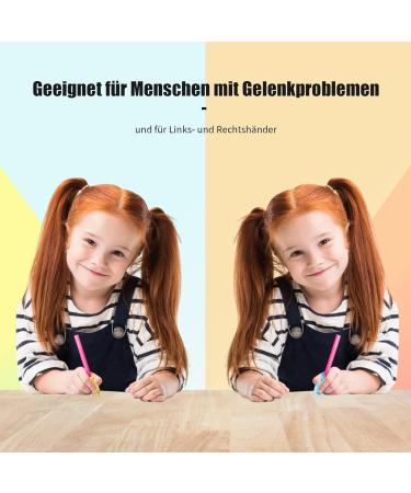 10 Pieces Suwiwkkoa Silicone Pencil Holder - Ergonomic Writing Aid for Children Compatible with Various Pens & Pencils - Buy Online on GoSupps.com