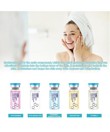 BB Facial Glow Starter Kit Exosomes for Skin booster Set - 10 Vials Hyaluronic Acid Serum Radiance Moisturising Pigments for Skin Treatment Essence - Buy Online on GoSupps.com
