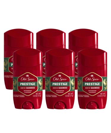 Old Spice Antiperspirant Deodorant for Men Prestige 48 Hr Odor Protection 2.6 oz (Pack of 6) Prestige 2.6 Ounce (Pack of 6)
