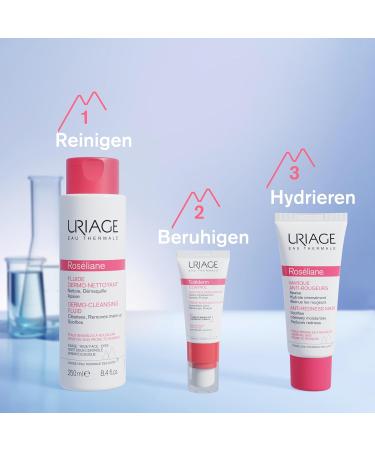 Urian Ros liane Anti-Redding Face Mask 40ml | Soothes Sensitive Skin Ginseng Infused Creamy Moisturizing Formula Long-Lasting Comfort Floral Fragrance - International Shipping Available - Buy Online on GoSupps.com