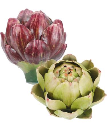 HOMSFOU 10 Pcs Artichoke Artificial Flower House Decorations for Home Plant Decor Household Decor Faux Artichokes Botanical Decor Home Decor Silk Flower Fake Vegetables Artificial Flowers - Buy Online on GoSupps.com