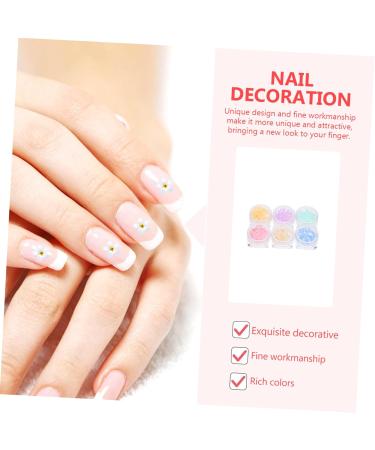 FRCOLOR 24 Boxes Nail Art Accessories Nail DIY Pendant Resin Manicure Decor False Nails Ornament Nail Accessories Exquisite Nail Decoration Flowers Nail Charms Unique Charm - Buy Online on GoSupps.com