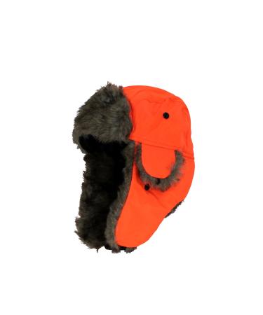 Iconikal Men's Trapper Winter Hat, Hunter Blaze Orange