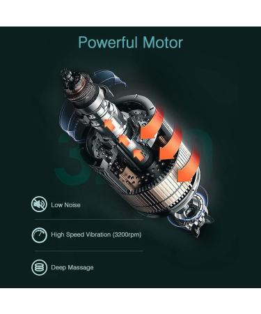 Layhou Deep Tissue Massage Gun for Neck Shoulder & Back 4 Heads 6 Speeds - Perfect Muscle Massager for Ultimate Relaxation - Buy Online on GoSupps.com